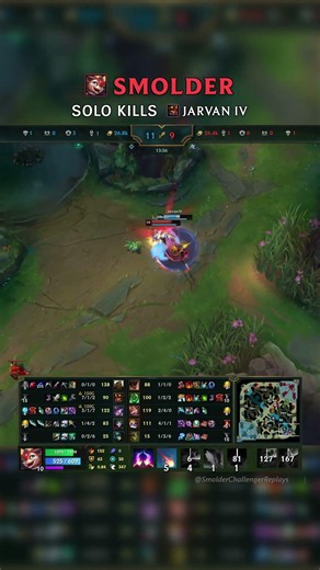 Smolder SOLO KILLS Jarvan IV | EUW Master Patch 26.17 #shorts