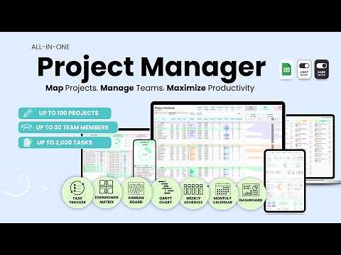 Project Manager Pro – Google Sheets Tutorial | Prioritize Tasks, Work Smarter & Stay Organized