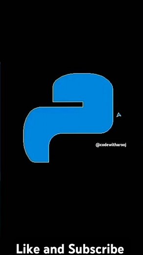Python logo design #python #pythontutorial #pythonprogramming #logodesign #beautiful#tutorial#cool