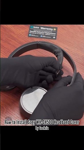 How to Replace Headband Cushion for Sony WH-CH520 / CH510 / CH500 | Geekria Repair