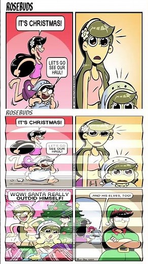 Christmas Morning Be Like... 🎅🤣 | Funny Rosebuds Comic