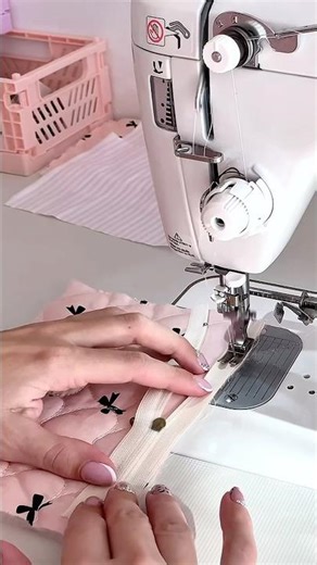 How to sew Easy zipper pouch #sewing #shorts