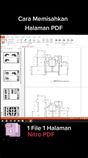 cara Split Pdf , 1 file 1 Halaman #draft #autocad #pdf