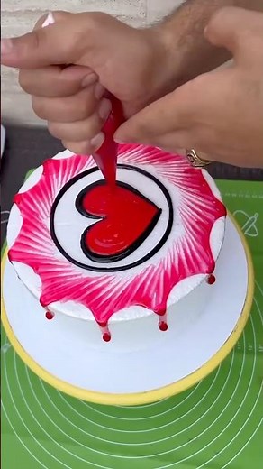 Satisfying Heart Cake Decorating Idea ❤️ | Easy Valentine's Day Cake Design Tutorial