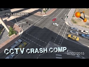 BeamNG.drive - CCTV Crash Compilation