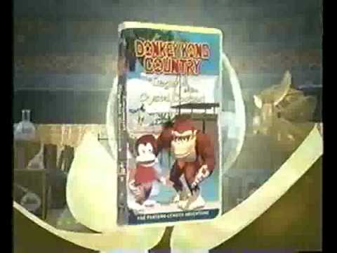 Donkey Kong Country Legend of the Crystal Coconut VHS USA Commercial