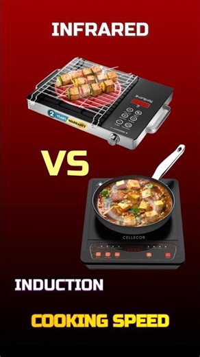 Induction vs Infrared Cooktop (Cooking Speed) Comparision⚡Buying Guide 2026