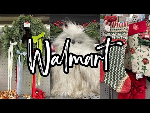 WALMART CHRISTMAS • SHOP WITH ME 2025 🎄 Affordable Holiday Home Decor Finds