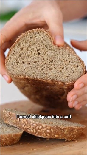 Flourless Chickpea Bread (Gluten-free, Yeast-free, Egg-free, Oil-free)