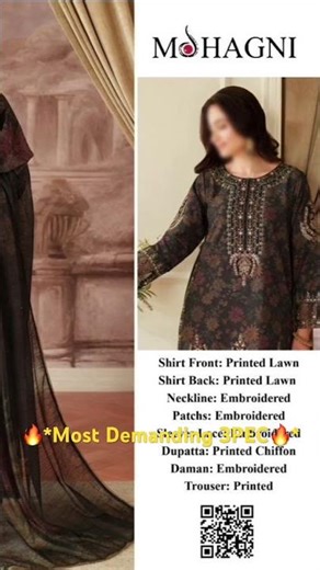 🔥*Most Demanding 3PEC🔥* MoHagni LAWN HIT CODE**CROSS STICH EMB*