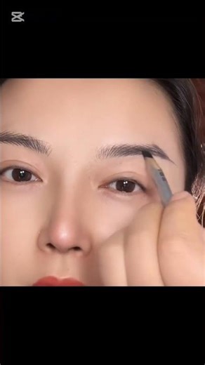 Natural Eyebrow Drawing Tutorial | Slow Motion Step-by-Step for Beginners #eyebrows #shorts