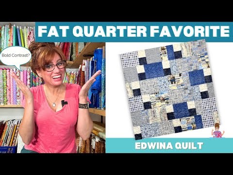 Make This Fat Quarter Quilt in a Weekend! (Edwina Quilt)