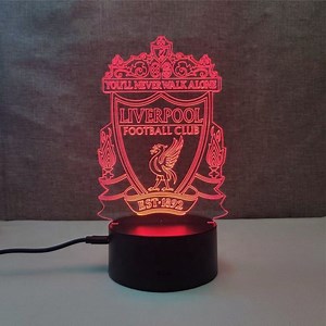 [Hot Item] Football Acrylic LED Lamps, 3D Custom Shaped Night Light, High Quality Illusion 3D LED Football Light Lamp
