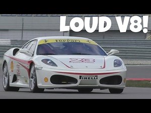 Ferrari F430 GT3 Scuderia FLAT OUT on track!