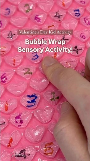 Bubble Wrap Sensory Activity #homeschooling #learningthroughplay
