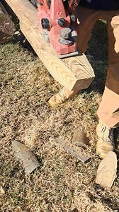 Shaping and Planing a Stay for fitment in a Strainer! #dayfencingllc #shenandoahcountyfencing #vafencing #fenceinstallation #fencecontractor | Day Fencing