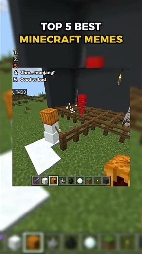 TOP 5 BEST MINECRAFT MEMES #minecraft #memes #shorts #minecraftvideos