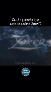 📺 Abertura de 'Zorro", é uma série de produção da Walt Disney baseado no herói mascarado, estreado 1957 no canal ABC. Chegou ao Brasil pela TV Tupi em 1963, inicialmente patrocinada pelo achocolatado Toddy e intitulada "Toddy e A Marca do Zorro". Ao longo das décadas, foi exibida por diversas emissoras como Rede Globo, TVS, Record e Rede TV. 👉 Você assistia? | Partiu Nostalgia