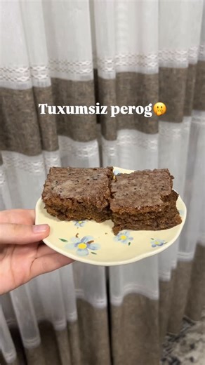 Aziza Talipova🤍 on Instagram: "Tuxumsiz perog😳"