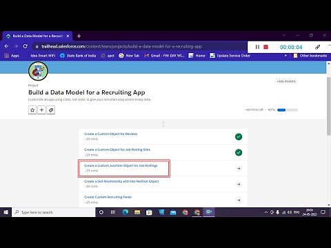 Create a Custom Junction Object for Job Postings | Build a Data Model for a Recruiting App