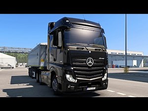 Euro Truck Simulator 2 - Mercedes-Benz New Actros (BigSpace) - Gameplay (PC UHD) [4K60FPS]