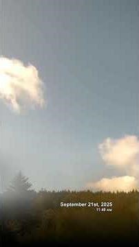 September 21, 2025 - Pacific Northwest Skyscape #PacificNorthwest #Skyscape #Timelapse #Sunset