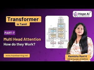 Multi Head Attention -How do they Work in Tamil-Attention All You Need: Transformers