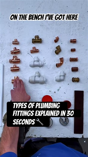 2.1K views | Types of Plumbing Fittings Explained in 30 Seconds ⏰ #plumbingtime | Most Funny Videos | Facebook