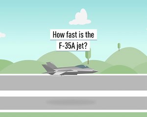 How fast is the F-35A Joint Strike Fighter? Let's compare top speeds. https://bit.ly/3ddwdOp | ADF Careers