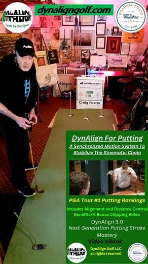 Claw, Pencil, Lead Hand Low, Broomstick, Putting Styles With DynAlign #yips #puttingtips #putters