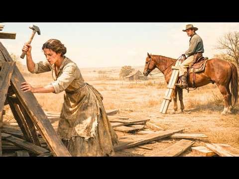 Abandoned Mail-Order Bride Struggled to Build a Shelter From Scrap—A Cowboy Finally Rode In