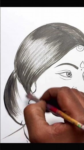 Beautiful Girl Drawing | Easy Girl face Art | Simple and Lovely Girl Sketch for Beginners #sketch