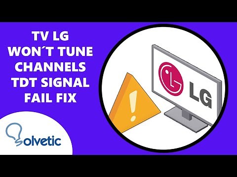 LG TV Wont Tune Channels ⚠️ TDT Signal Failure ✔️ FIX