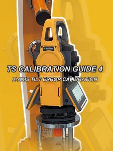 6.1K views · 87 reactions |  HTS-720 Calibration Series — Part 4 Fix X-Axis Tilt Errors on your #HTS720 in just 2 minutes! Follow this quick and easy tutorial to keep your measurements precise every time. Stay tuned for Part 5 — more practical tips to get the best from your Hi-Target total station! #HiTarget #TotalStation #AndroidTotalStation #Calibration #TiltCorrection #EngineeringTools #FieldWork #SurveyTips | Hi-Target Global | Facebook