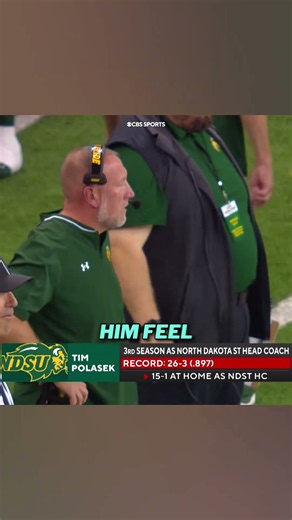 North Dakota State’s FBS debut means everything to head coach Tim Polasek ❤️ #cfb #collegefootball