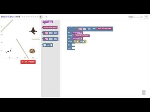 Blockly Games Bird, Level 1-10