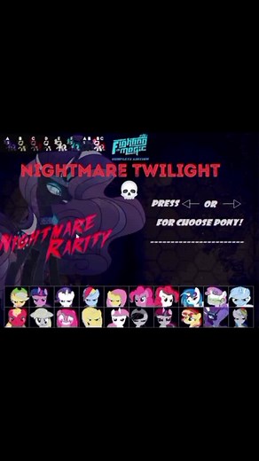 Fighting is Magic: Twilight Sparkle vs Nightmare Twilight