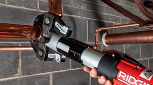1.5K views · 49 reactions | #ToolTip: The new RIDGID RP 342-XL Press Tool works with the full line of RIDGID Standard 32kN tool attachments, including fan favorites like StrutSlayr and PressSnap. Don't sleep on the versatile, compact tool you'll want for every job: https://bit.ly/3floSxc #RIDGID #PressTechnology | RIDGID Tools | Facebook