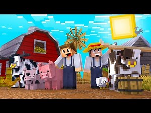 LOKI & CORUJA EM UM DIA NA FAZENDA NO MINECRAFT !!