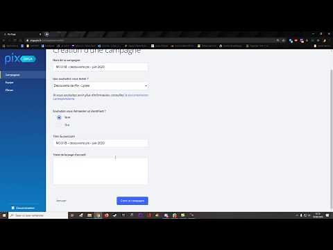 créer une campagne pix