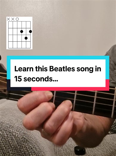 Easy Beatles song for beginners. One you'll always have up your sleeve 👌🎸 #beginnerguitar #chords #howtoplayguitar #learnguitar #easyguitar