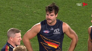 Darcy Fogarty gets Cooper's Gather Round tattoo