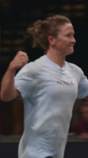 On a mission in Scotland. Tia-Clair Toomey-Orr wins the first event on the Individual competition