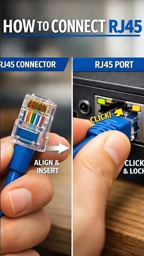 How to connect RJ45 into PC