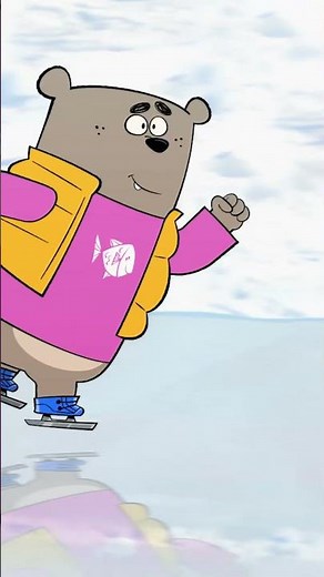 The Big Race for the Ice Cup 🎿🏆 #shorts | Ollie and Moon