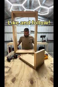 Built an Entertainment center for only $38. View our page for the full STEP BY STEP on how to!