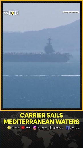 USS Gerald R. Ford Carrier Sails Near Gibraltar: Iran Tensions Escalate