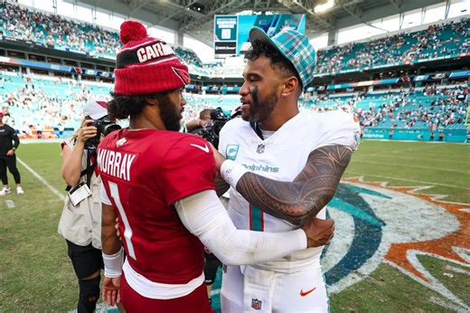NFL QB market heating up: Cardinals' Kyler Murray and Dolphins' Tua Tagovailoa reportedly could be moved, while 49ers' Mac Jones will stay