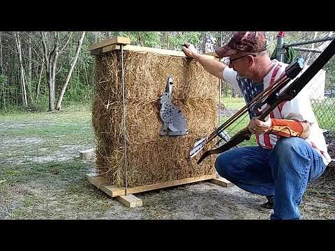 DIY Hay Bale Target for less than $40.00