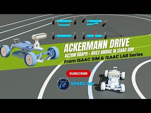 Tutorial #7 – Ackermann Drive Action Graph + ROS2 Bridge in Isaac Sim
